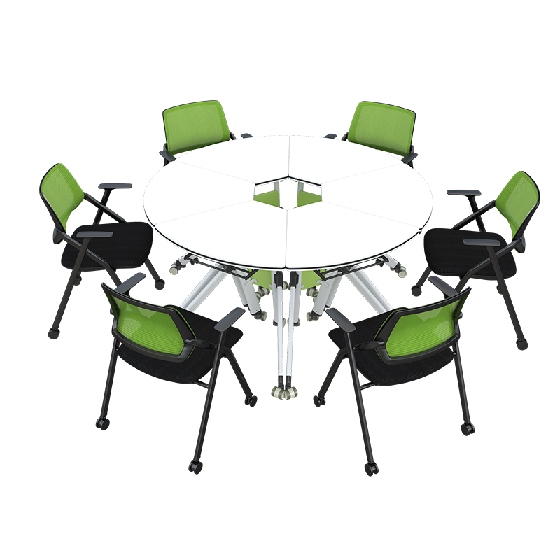 How can multifunctional chairs tables maximize the use of space by flipping the seat upward?