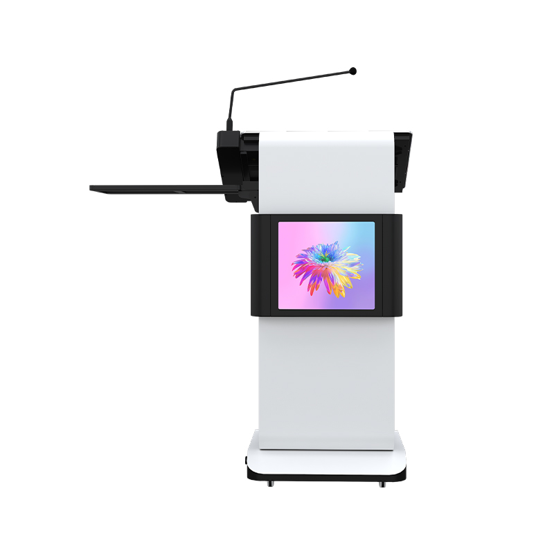 How do lecture stands enhance a speaker's presentation?